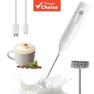 Handheld Rechargeable Milk Frother USB-C Coffee Frother 3 Speeds Beverage Mixer for Matcha Matcha Fr