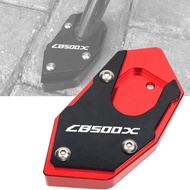 Motorcycle CNC Kickstand Foot Side Stand Extension Pad Support Plate Enlarge For HONDA CB500X CB500F