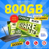 ONEXOX PLAN / VIP NUMBER / XOX / POSTPAID PLAN / MODEM【Unlimited Data & Hi Speed】RM35-150GB/ RM50-40