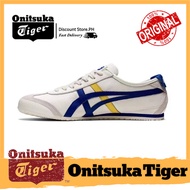 Onitsuka Tiger MEXICO 66 Blue Yellow for men and women classic casual shoes