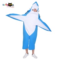 Adults Shark Costume Halloween Mens Animal Suit