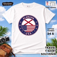 T-SHIRT BY ALABAMA 36 WEAR COUNTRYTAG ASAL US COTTON 24S SOUVENIR PREMIUM GIFT