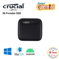 Crucial X6 Portable SSD (500GB / 1TB / 2TB / 4TB) - 3 Years Local Warranty (Brought to you by Global Cybermind)
