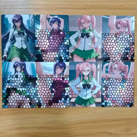8Pcs/set NSFW Card Highschool of the Dead HOTD Busujima Saeko Takagi Saya Beautiful Girls Collection