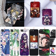 OPPO A56 OPPO A77 F3 R9 R9S A79 A98 5G A38 A16K X3 Lite X3 Neo F1 Plus Find X3 X3 Pro Q23 Anime Date A Live Soft black phone case