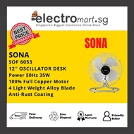 SONA SOF 6053 14″ OSCILLATOR DESK FAN