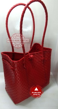 JUAL TAS ANYAM JALI JALI JOGJA / TAS BELANJA JALI ANYAM / TAS SANGKEK JOGJA / TAS JALI PLASTIK / TAS