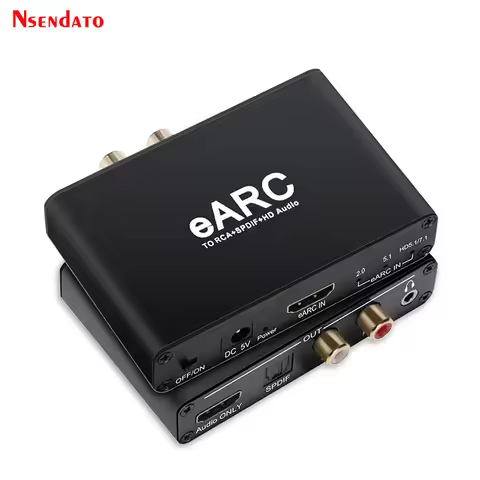 eARC ARC Audio HDMI Extractor 192Khz Converter HDMI eARC ARC to RCA Audio Extractor Adapter For DTS 