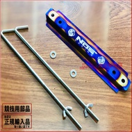 JDM Modified Battery Holder Taizai Style Grilled Titanium Blue Battery Holder Universal Car Battery 