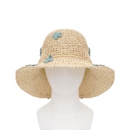 Kkv Dylee&amp;Lylee Bunga Tiga Dimensi Straw Hat Topi Pantai Wanita Jerami