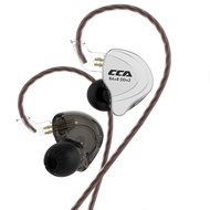 หูฟัง CCA C10 10MM วงจรแม่เหล็กคู่แบบไดนามิก แบบใส่ในหู ปรับปรุงเสียง HiFi สายอัพเกรดได้ หูฟังแบบ Ba