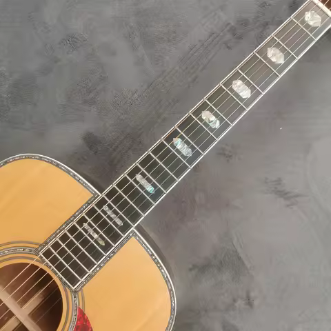 41 inch D45 series solid wood profile top glossy paint acoustic acoustic guitar