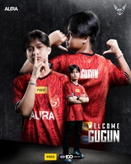 WELCOME GUGUN SAVE THE DATE AURA Esports 2024 new jersey