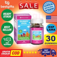 WELLNESS GUMMY KIDS SUPLEMEN VITAMIN ANAK MULTI VITAMIN CHILDREN DAYA TAHAN TUBUH TULANG 30 GUMMIES