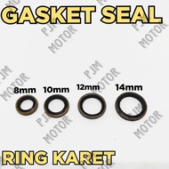 RING KARET RING MINYAK PAKING KARET VARIASI UKURAN 8mm 10mm 12mm 14mm 8 10 12 14 mm mili