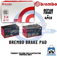 PEUGEOT 308 T9 / 3009 T9 / PICASSO C4 (depan FRONT) BRAKE PAD -BRAND BREMBO