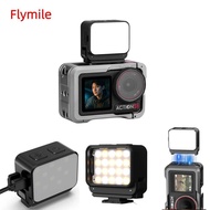 Flymile Video Lights Magnetic Camera Light for DJI Action 5 Pro/Osmo Action 4/DLSR Camera Mini Vlogg