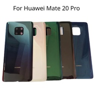 New Back Glass For Huawei Mate 20 Pro Back Battery Cover Panel Rear Door Housing Case with Camera Lens Replacement