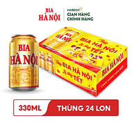 Bia Hà Nội phiên bản Tết 2026 - Thùng 24 lon 330ml