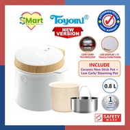 Toyomi 0.8L Low Carb Micro-Com Rice Cooker RC 2090LC *1 Yr Warranty*