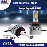 Hlxg COB LED Car Headlights 8000LM 9006/HB4 S2 Chip 2 PCS TaffLED COB LED Car Headlights Headlamps 8