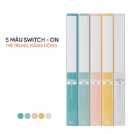 AO+ brand A4 Switch OFF/ON leaf cover, 0.06 mm thick bag, with spine paper (20/ 40 /60 leaves)