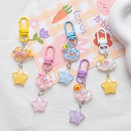 GANTUNGAN CLOUD KEYCHAIN STAR CLOUD KEYCHAIN CUTE THREE-DIMENSIONAL CARTOON KEY CHAIN