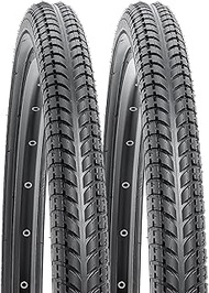 YUNSCM 2-PCS 26" Road Bike Tires 26 X 2.0/53-559 Compatible with 26x1.95 26x2.0 26x2.10 Bike Bicycle