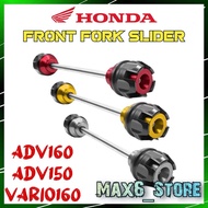 HONDA ADV160 ADV150 VARIO160 Front Fork Wheel Frame Slider Anti Crash Protector Fork Slider Front Wheel Slider Crash Bar