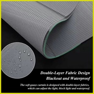 ℗ New Louver Curtains, Light Blocking, Non Punching, Bathroom Blocking Curtains, Office Rolling Ele