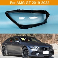For Benz AMG GT 50 53 63 S Coupe W290 2019 2020 2021 2022 Headlight Shell Mask Transparent Headlamp 