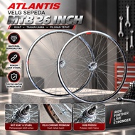 Success Bike - 26 INCH CHROME MTB Bike Rims | WHEELSET SET 26 36 HOLES | SINGLE SPEED HUB 6-9 SPEED 