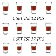 CODE P47R 1 SET SHOT SLOKI GLASSES CONTENTS 12 PCS SMALL GLASSES SLOKI SHOT GLASSES SOJU GLASSES