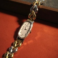 母親節禮物 Seiko TwoTone Rectangular Quartz Watch