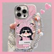 手机壳Mobile phone shell手机壳可爱发财女孩苹果16promax手机壳iPhone15/14/13手机壳12全包11软12.04