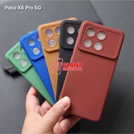 Softcase poco X6 Pro 5G Case Macaron Pro Camera poco X6 Pro 5G