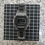 Casio Limited Metal Small Square Laser Engraved Grid Square Watch Male GMW-B5000CS-1