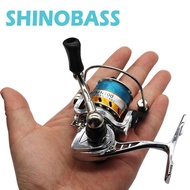 Mesin Mancing Spinning Mini Logam Penuh Saiz 500, Dipasang Tali 50m, Sesuai Memancing Ais, Bot, Udan