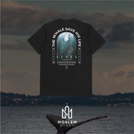 Moslem Merch T-Shirt "The Whale Save His Life" - Da'Wah T-Shirt / Muslim T-Shirt / Islamic Da'Wah Shirt