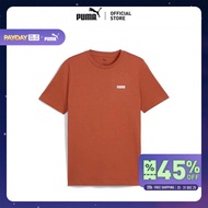 PUMA Basics เสื้อยืดคอกลม Essentials โลโก้ขนาดเล็กสำหรับผู้ชาย - 68676041