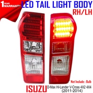 For Isuzu Rodeo D-Max Dmax Hi-lander 2011 12 13 14 Rear TailLamp Bulb Socket LED