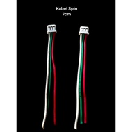 3 PIN MALE SOCKET 3 PIN CABLE SOCKET 7CM LENGTH