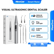 MeeGoo Ultrasonic Visual Teeth Cleaner Dental Calculus Remover APP Real-Time Image Oral Care Set