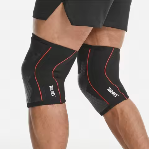 1PCS 7mm Neoprene Knee Sleeves for Weightlifting Compression Knee Brace Support For Squats Crossfit 