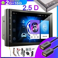 [Kho Hải Phòng] Màn Hình 7 inch Chạy Android Ram 2GB (Kính Cường Lực) Đầu DVD Ô Tô Chạy Android 8.1 