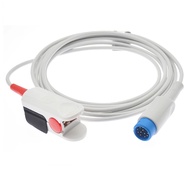 Compatible with Comen C80/C70/C60/C50 etc... 12 Pin Type of Monitor Spo2 Probe Sensor. Reusable Adul