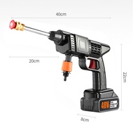 AUTOFun Semprotan Air Portable Mesin Cuci Tekanan Set 5 buah + pipa air sepanjang 20 meter  Tanpa Li