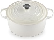 Le Creuset Enameled Cast Iron Signature Round Dutch Oven, 7.25 qt., Meringue