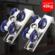 fanchengdianzi3l 2pcs/set Sliding Door Roller Hardware Slide Doors Pulley 4/8 Wheels  Rail Tra SKY