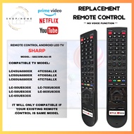 **High Quality** Compatible For SHARP Smart Flat Panel LED TV Remote Control GB238WJSA-IR LC45UA6800